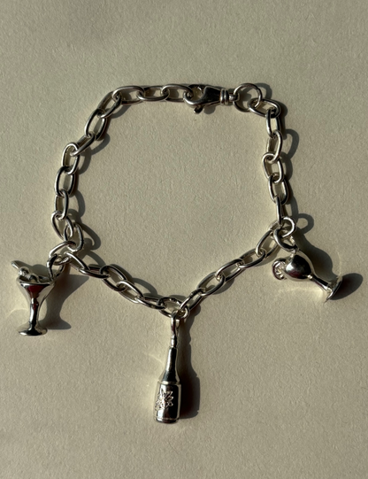 “Late Night Cocktails” Charm Bracelet  image 0