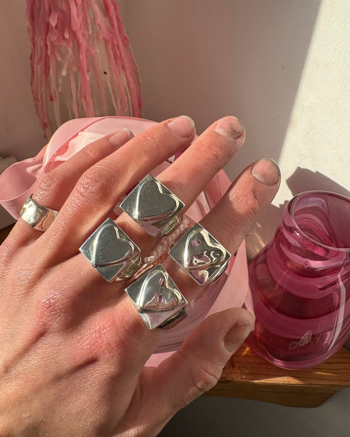 Chunky Heart Ring